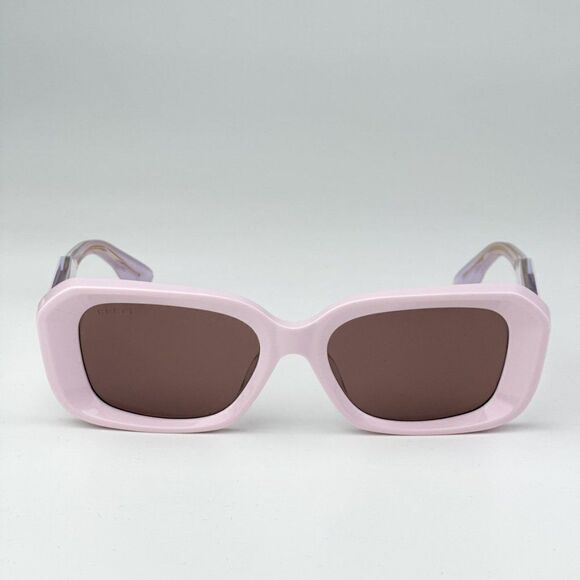 NEW Gucci GG1531SK 003 Pink Brown Unisex Rectangle Sunglasses GG 1531SK main image 5